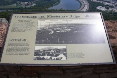 Chattanooga and Missionary Ridge Marker image. Click for full size.