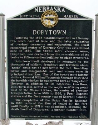 Dobytown Marker image. Click for full size.