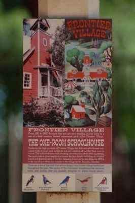 The One-room Schoolhouse Marker image. Click for full size.