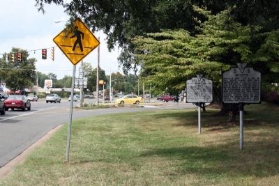 Warrenton and Black Horse Cavalry Markers. Click for full size. Warrenton and Black Horse Cavalry Markers image. Click for full size.