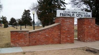 Franklin City Park South Entrance image. Click for full size.