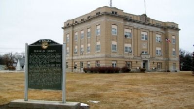 Franklin County Marker. Click for full size. Franklin County Marker image. Click for full size.
