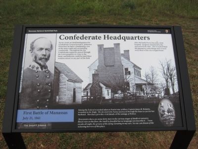 Confederate Headquarters Marker. Click for full size. Confederate Headquarters Marker image. Click for full size.