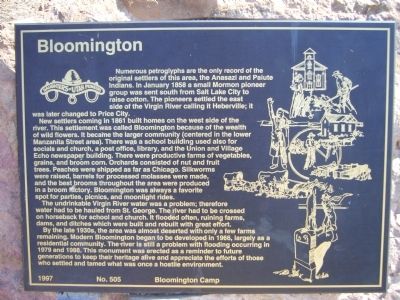 Bloomington Marker image. Click for full size.