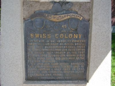 Swiss Colony Marker image. Click for full size.