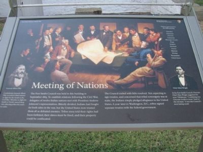 Meeting of Nations Marker image. Click for full size.