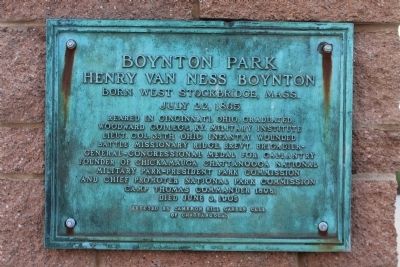 Boynton Park Marker image. Click for full size.