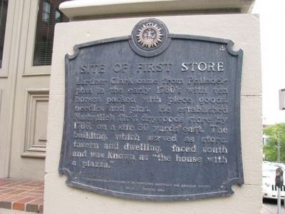Site of First Store Marker image. Click for full size.