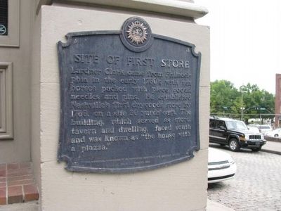 Site of First Store Marker image. Click for full size.