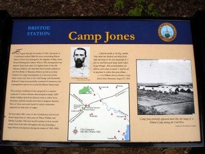 Camp Jones Marker image. Click for full size.
