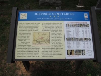 Historic Cemeteries Marker image. Click for full size.