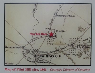 Wartime Map of the Fort image. Click for full size.