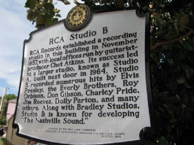 RCA Studio B Marker image. Click for full size.