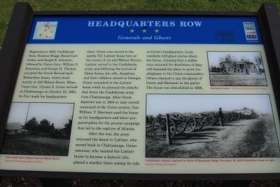 Headquarters Row Marker image. Click for full size.