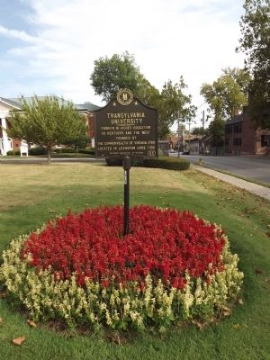Transylvania University Marker image. Click for full size.