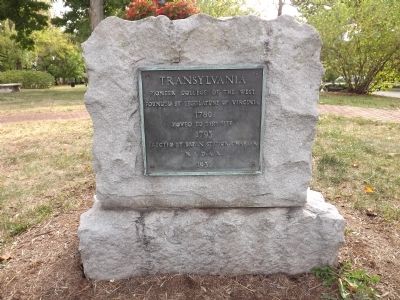 Transylvania University Marker image. Click for full size.