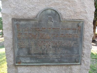 The Post at the Congarees Marker. Click for full size. The Post at the Congarees Marker image. Click for full size.