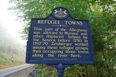 Refugee Towns Marker image. Click for full size.