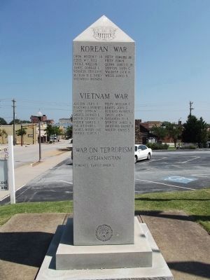 Cherokee County Veterans Monument Marker image. Click for full size.