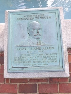 James Lane Allen Marker. Click for full size. James Lane Allen Marker image. Click for full size.