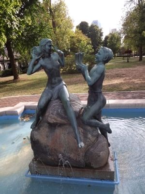 Fountain, Dedicated to Youth. Click for full size. Fountain, Dedicated to Youth image. Click for full size.