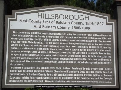 Hillsborough Marker image. Click for full size.