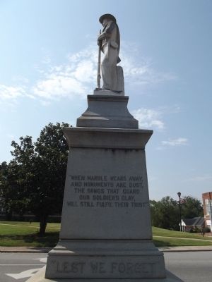 Putnam County Confederate Monument Marker. Click for full size. Putnam County Confederate Monument Marker image. Click for full size.
