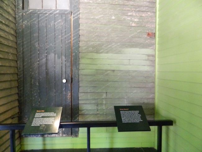 Bead board door at White Haven image. Click for full size.