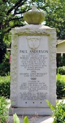 Paul Anderson Marker. Click for full size. Paul Anderson Marker image. Click for full size.