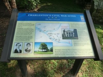 Charleston 's Civil War Sites Marker image. Click for full size.