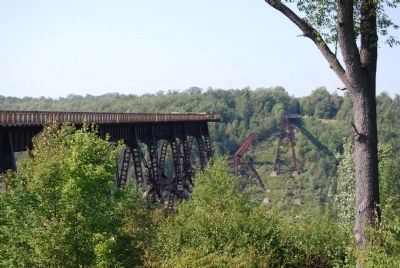 Kinzua Viaduct Skywalk. Click for full size. Kinzua Viaduct Skywalk image. Click for full size.