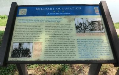 Military Occupation Marker. Click for full size. Military Occupation Marker image. Click for full size.