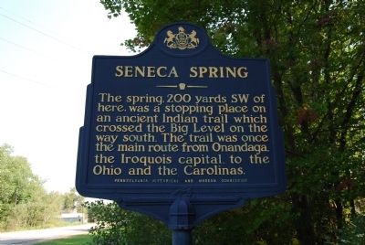 Seneca Spring Marker image. Click for full size.