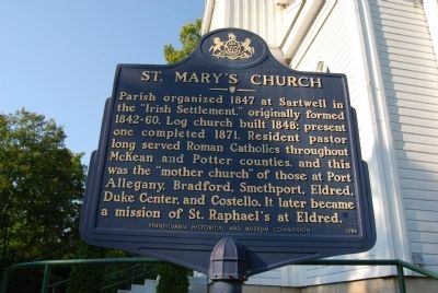 St. Mary's Church Marker image. Click for full size.