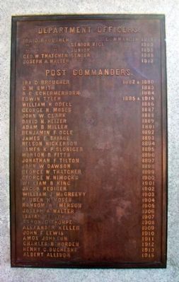 Civil War Memorial Commanders image. Click for full size.