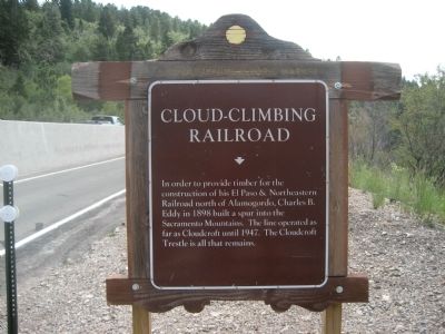 Cloud-Climbing Railroad Marker image. Click for full size.