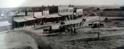 Ellis' Original Main Street Photo on Marker. Click for full size. Ellis' Original Main Street Photo on Marker image. Click for full size.
