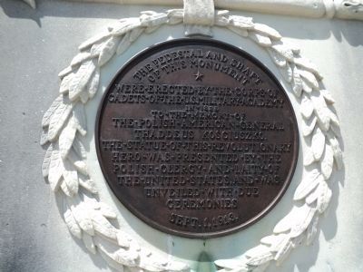 Kosciuszko Marker. Click for full size. Kosciuszko Marker image. Click for full size.