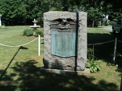 Valatie World War I Monument. Click for full size. Valatie World War I Monument image. Click for full size.