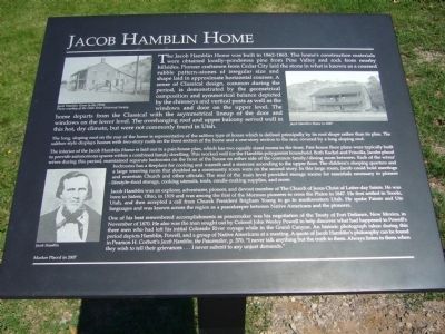 Jacob Hamblin Home Marker image. Click for full size.