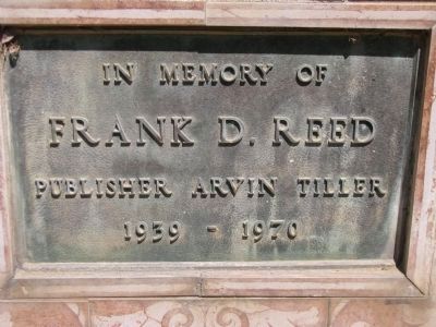 Frank D. Reed Marker image. Click for full size.