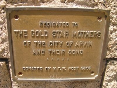 Gold Star Mother Marker image. Click for full size.