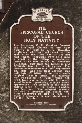 The Episcopal Church of the Holy Nativity Marker image. Click for full size.