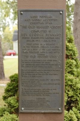 "The Old Rugged Cross" Marker. Click for full size. "The Old Rugged Cross" Marker image. Click for full size.