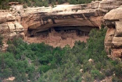 Mesa Verde Cliff dwellings in 1994 image. Click for full size.