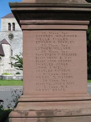Stockbridge Civil War Monument. Click for full size. Stockbridge Civil War Monument image. Click for full size.