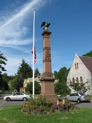 Stockbridge Civil War Monument. Click for full size. Stockbridge Civil War Monument image. Click for full size.