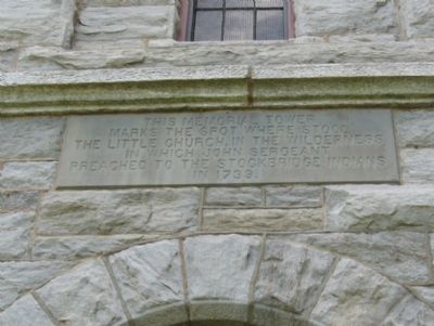 Stockbridge Chime Tower Marker image. Click for full size.