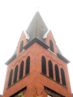 Presbyterian Church Steeple image. Click for full size.