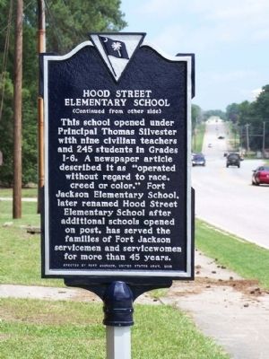 Hood Street Elementary School Marker image. Click for full size.